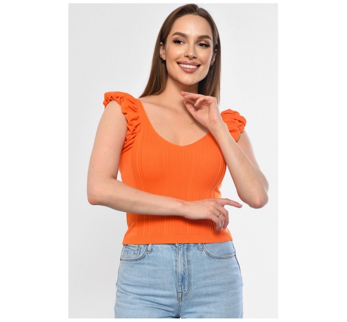 Майка жіноча помаранчевого кольору 183529L