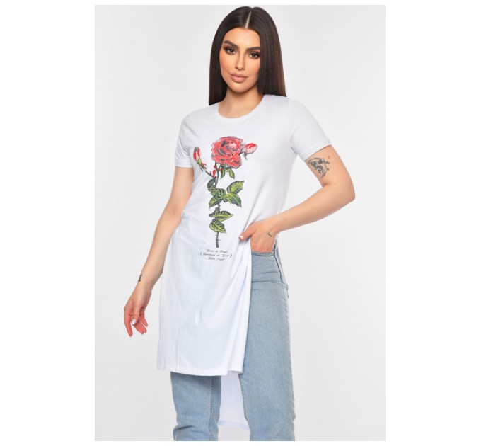 Женская туника белого цвета 183579L