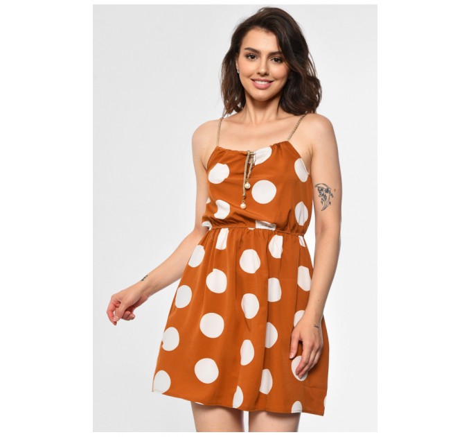 Сарафан жіночий коричневого кольору 183789L