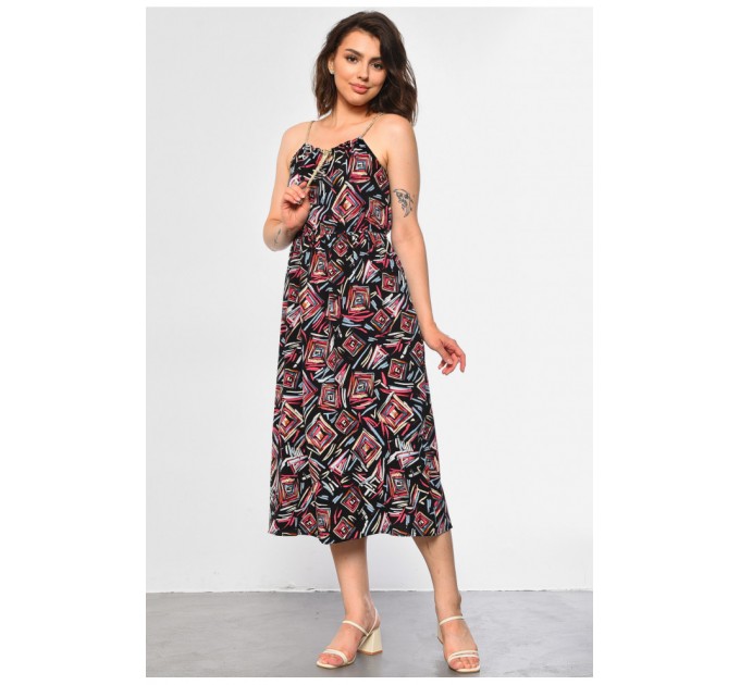 Женский сарафан черного цвета 183824L