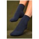 Шкарпетки жіночі махрові темно-синього кольору 183966L