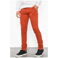 Брюки чоловічі теракотового кольору 185804L