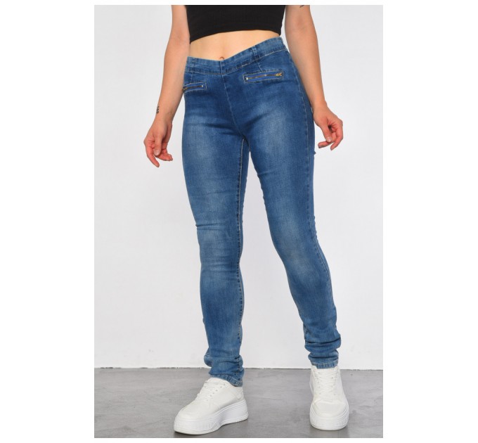 Джинсы женские голубого цвета 185826L