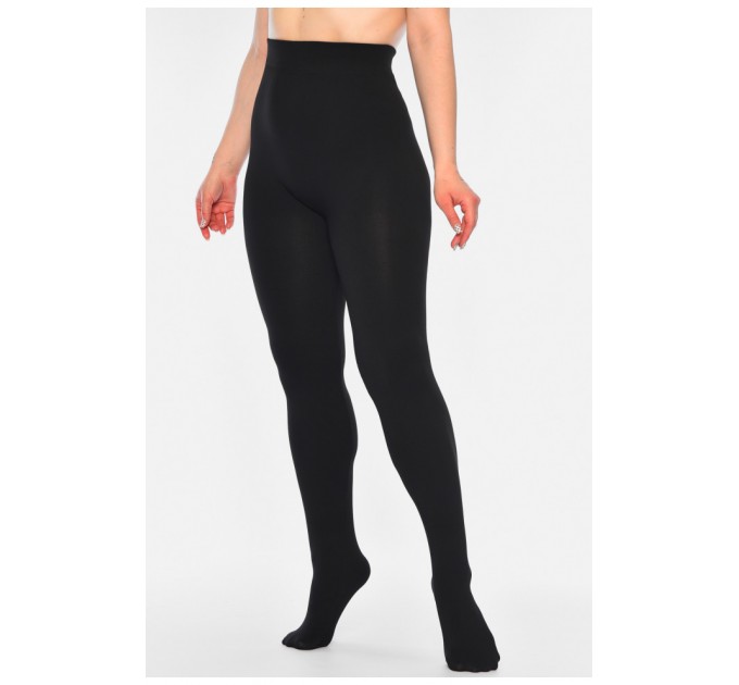 Колготы женские на меху черного цвета 187613L