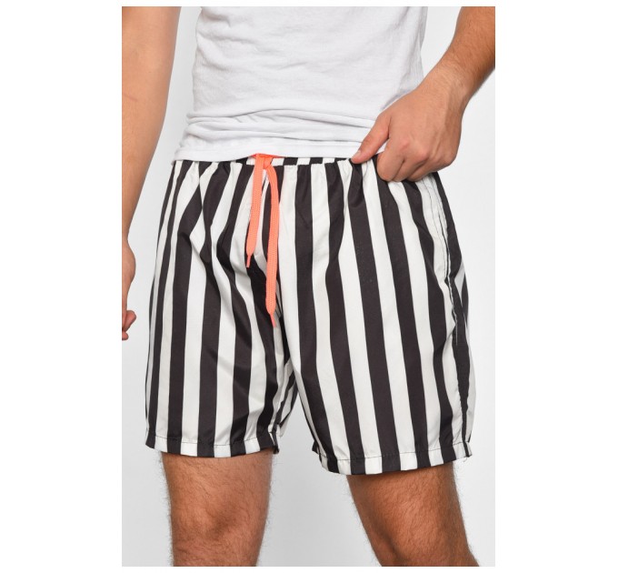 Шорти чоловічі чорно-білого кольору 188032L