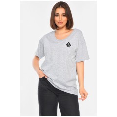 Футболка жіноча сірого кольору 188342L