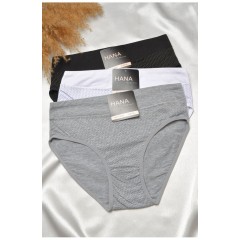 Набор женских трусов полубатальных 3 штуки 188563L