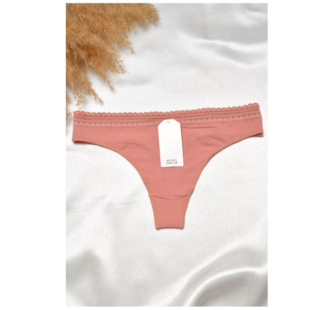 Стринги женские пудрового цвета 188818L