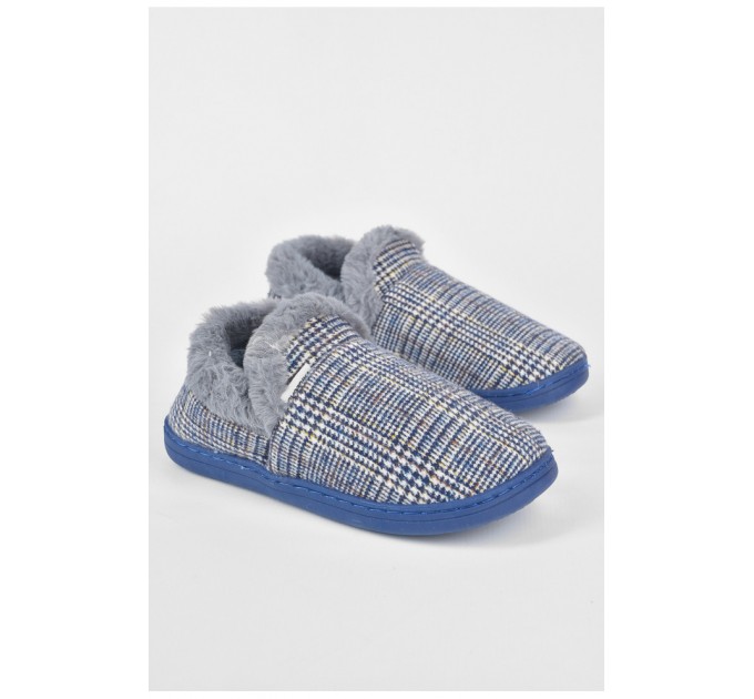 Капці кімнатні чуні чоловічі синього кольору 188962L