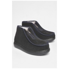 Мужские бурки на меху черного цвета 189024L