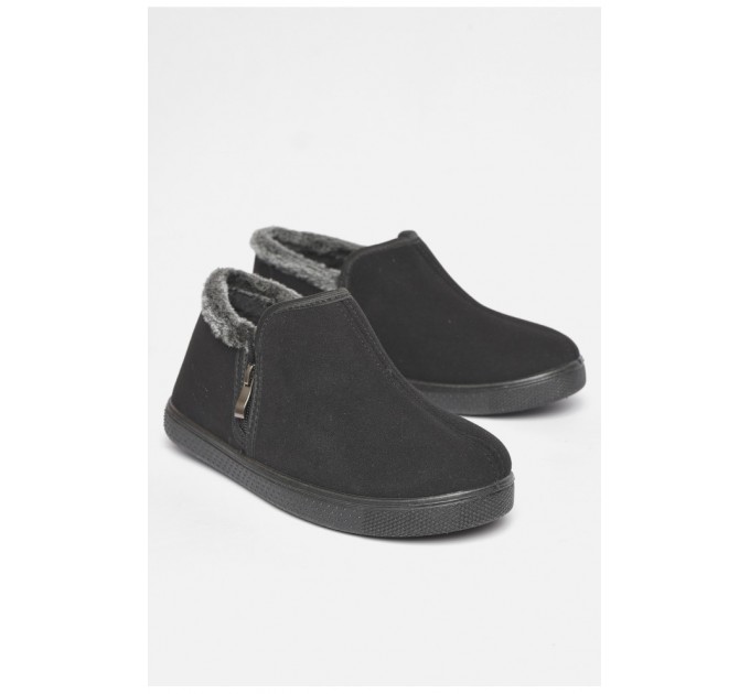 Мужские бурки на меху черного цвета 189094L