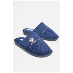 Капці кімнатні чоловічі темно-синього кольору 189108L