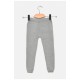 Лосины детские демисезонные для девочки светло-серого цвета 189117L
