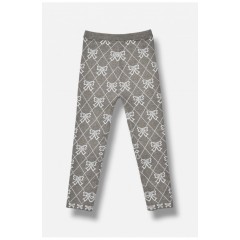 Лосіни дитячі демісезонні для дівчинки сірого кольору 189146L