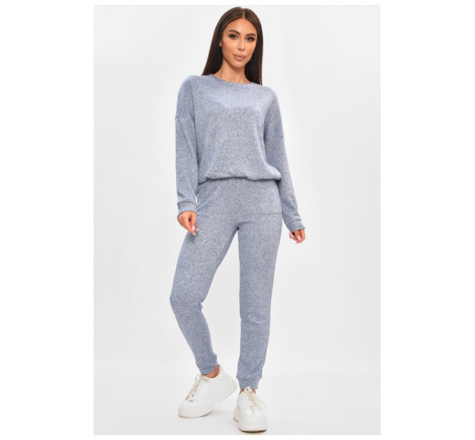 Спортивний костюм жіночий ангоровий блакитного кольору 189282L