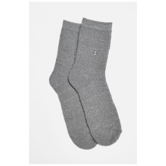 Шкарпетки чоловічі махрові сірого кольору 189390L Шкарпетки чоловічі махрові сірого кольору 189390L