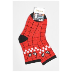 Носки детские махровые для мальчика красного цвета 189470L