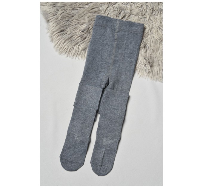 Колготи дитячі темно-сірого кольору 189873L