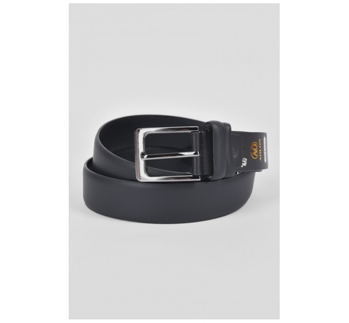 Ремень мужской черного цвета размер 112*3,5 см 189947L