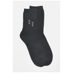 Шкарпетки чоловічі махрові чорного кольору 190211L Шкарпетки чоловічі махрові чорного кольору 190211L