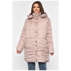 Куртка жіноча демісезонна бежевого кольору 190237L