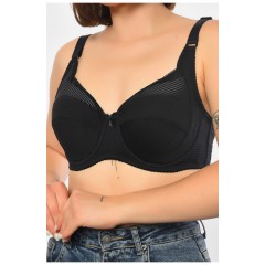 Бюстгальтер жіночий чорного кольору чашка DD 190414L
