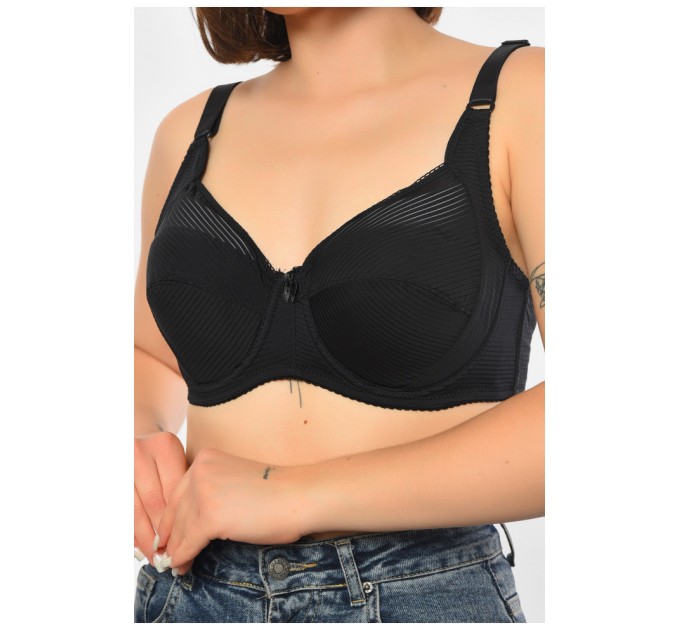 Бюстгальтер женский черного цвета чашка DD 190414L