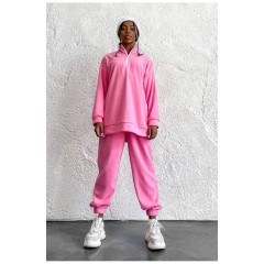 Костюм жіночий рожевого кольору 190729L