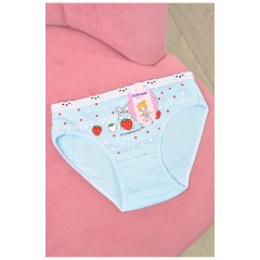 Трусики дитячі для дівчинки блакитного кольору з малюнком 190736L