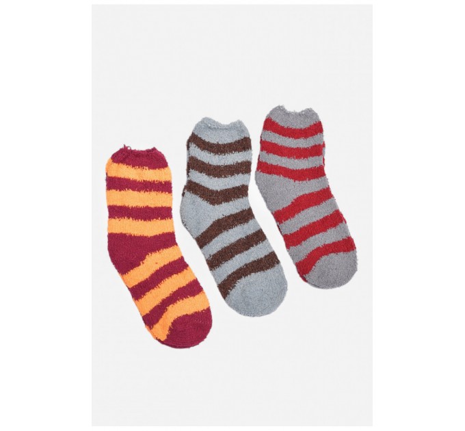 Набор носков женских трав в полоску 3 штуки 191405L