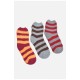 Набор носков женских трав в полоску 3 штуки 191405L