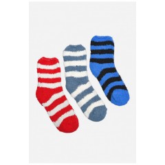 Набор носков женская травка в полоску 3 штуки 191406L