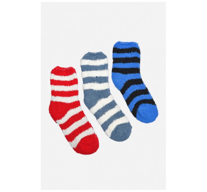 Набор носков женская травка в полоску 3 штуки 191406L