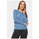 Светр жіночий синього кольору 192517L Светр жіночий синього кольору 192517L