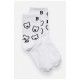 Шкарпетки дитячі демісезонні білого кольору з малюнком 192842L Шкарпетки дитячі демісезонні білого кольору з малюнком 192842L
