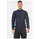 Светр чоловічий однотонний темно-синього кольору 193386L