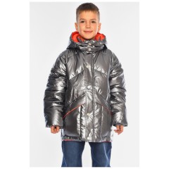 Куртка дитяча для хлопчика єврозима сірого кольору 193457L