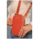 Клатч жіночий з екошкіри теракотового кольору 193648L