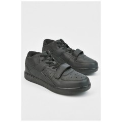 Кросівки чоловічі чорного кольору на шнурівці 194090L