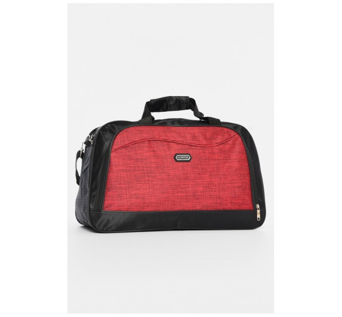 Сумка дорожня унісекс чорно-червоного кольору 194199L