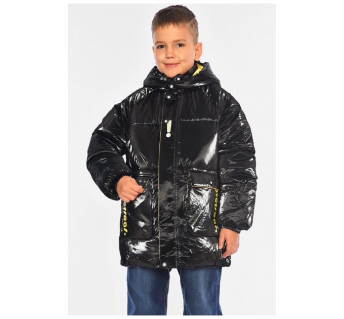 Куртка детская демисезонная черного цвета 194683L