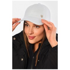 Кепка жіноча ангорова блакитного кольору 194742L