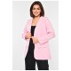 Піджак жіночий однотонний рожевого кольору 194763L