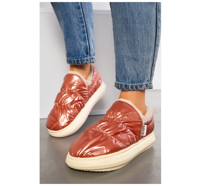 Капці домашні жіночі бронзового кольору 194785L