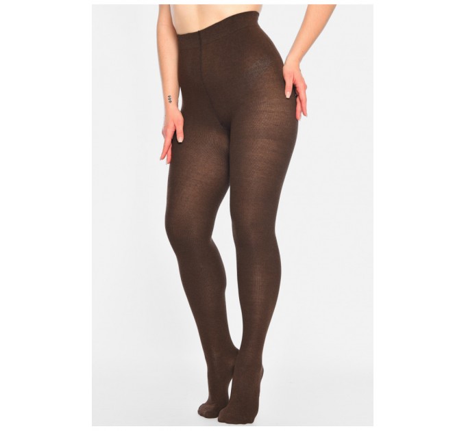 Колготи жіночі шоколадного кольору 195465L
