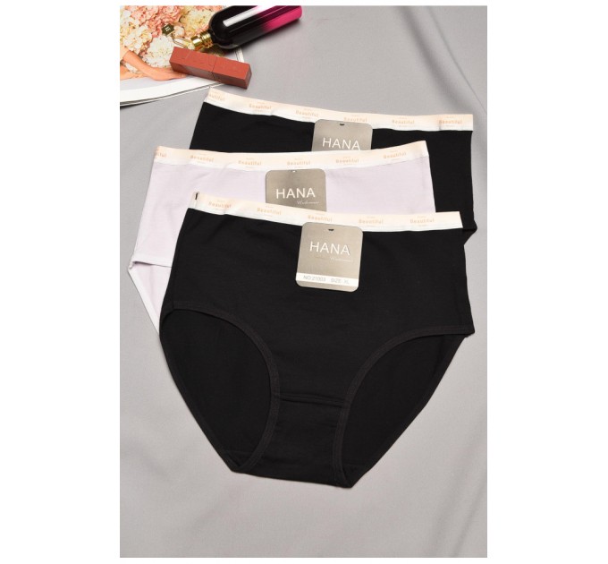 Набір жіночих трусів напівбатальних 3 штуки 195515L