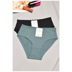 Набор женских трусов полубатальных 2 штуки 195526L