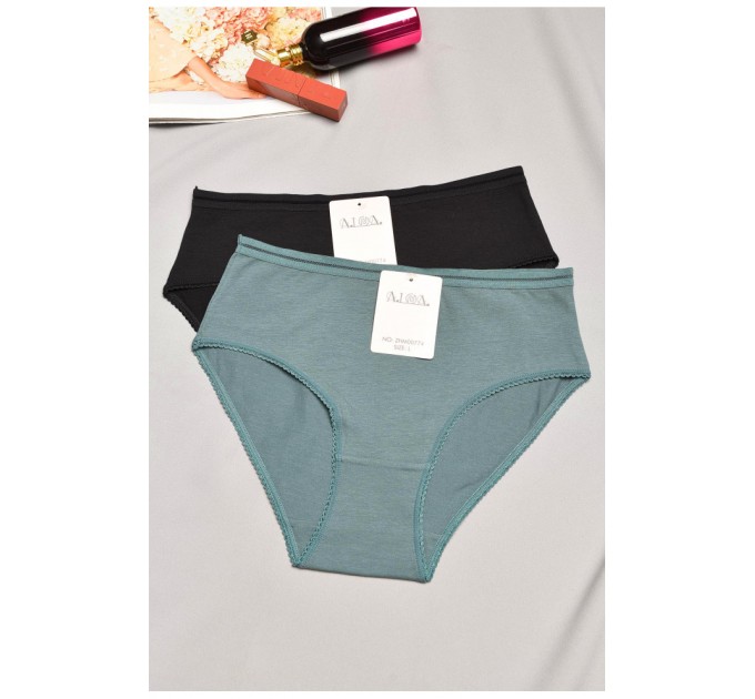 Набор женских трусов полубатальных 2 штуки 195526L