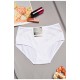 Труси жіночі напівбатальні білого кольору 195578L