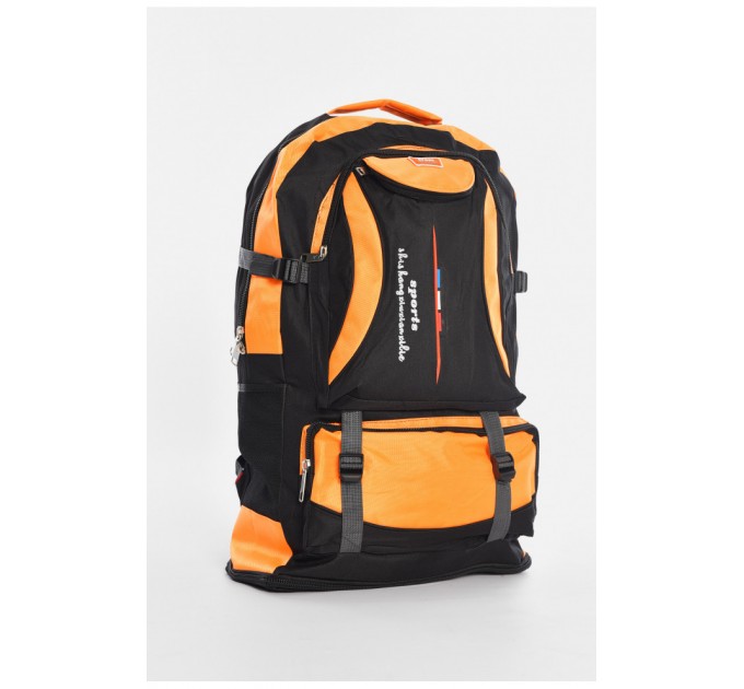 Рюкзак чоловічий текстильний помаранчевого кольору 195767L